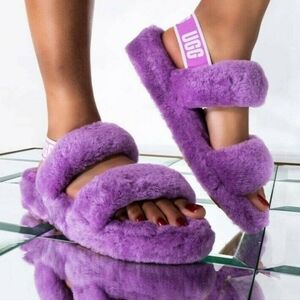 UGG Oh Yeah Purple Slingback Slippers